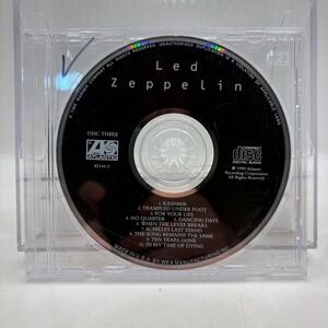 Led Zeppelin 1990 Box Set Disc Three 3 CD Atlantic 82144-2 Kashmir Replacement